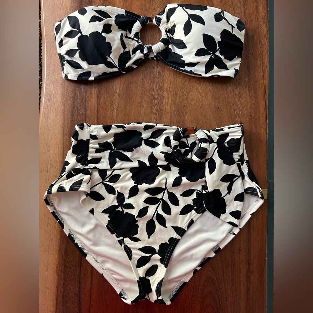 Kate Spade High Waisted Bikini set